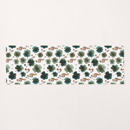 St. Patrick’s Day Musical Shamrock ヨガマット (裏面(横))