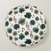 St. Patrick’s Day Musical Shamrock ラウンドクッション (裏面)