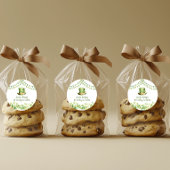 St Patrick’s Day Party Green Clover Gift Label ラウンドシール