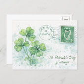 St. Patrick’s Day Postcard from Dublin シーズンポストカード (正面/裏面)