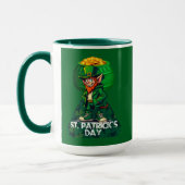 St Patrick’s Day Pot of Gold - caneca マグカップ (左)