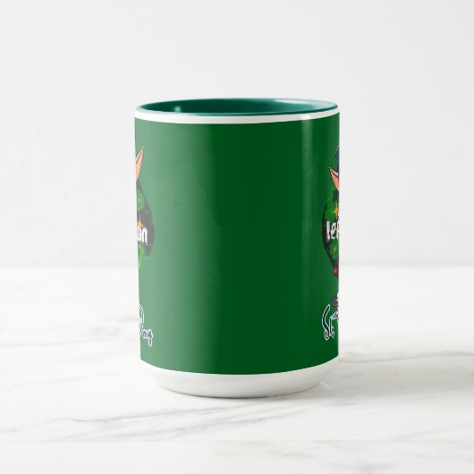 St Patrick’s Day Pot of Gold - caneca マグカップ (中央)