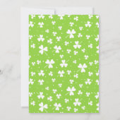 St Patrick’s Day Rainbow Baby Shower 招待状 (裏面)