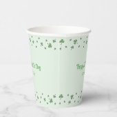 St. Patrick’s Day Shamrock Border Party 紙コップ (右)