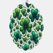 St. Patrick’s Day Shamrock Paper Ornament Card オーナメントカード (左)