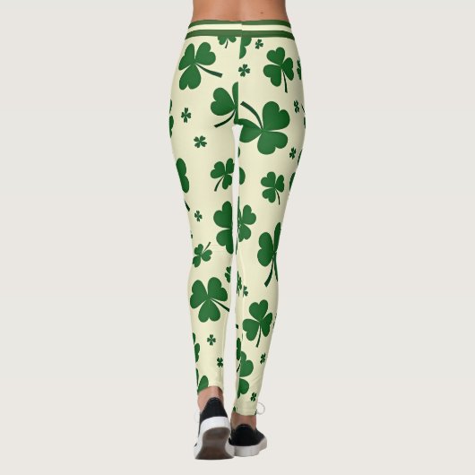 St. Patrick’s Day Shamrock Swagger Leggings レギンス (裏面)