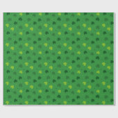 St. Patrick’s Day Shamrock Wrapping Paper ラッピングペーパー (フラット)