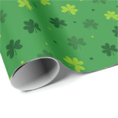 St. Patrick’s Day Shamrock Wrapping Paper ラッピングペーパー (ロールコーナー)