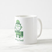 St. Patrick’s Day with minimalist Lucky Leprechaun コーヒーマグカップ (正面右)