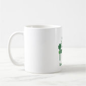 St. Patrick’s Day with minimalist Lucky Leprechaun コーヒーマグカップ (左)