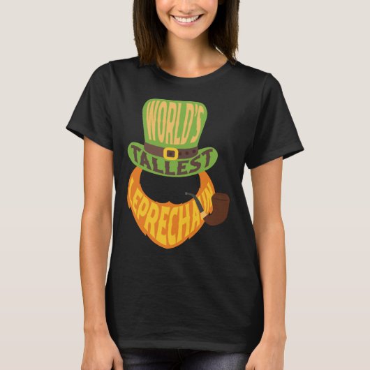 St Patrick s Day  Worlds Tallest Leprechaun Tシャツ (正面)