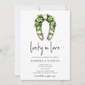 St Patrick’s Engagement Party Horseshoe 招待状 (正面)