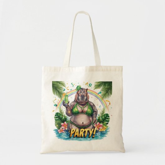 St. Patrick’s Tropical Pool Party Invitation トートバッグ (正面)