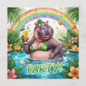 St. Patrick’s Tropical Pool Party Invitation 招待状 (正面)