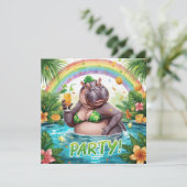 St. Patrick’s Tropical Pool Party Invitation 招待状 (スタンド正面)