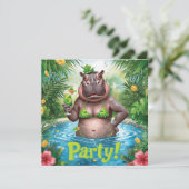 St. Patrick’s Tropical Pool Party Invitation 招待状 (スタンド正面)