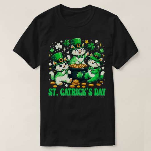 St patricksのキャッツデイキャッツキャッツサンパティスウィメンズG Tシャツ (デザイン正面)