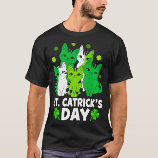 St patricksのキャッツデイキャッツキャッツサンパティスウィメンズG Tシャツ