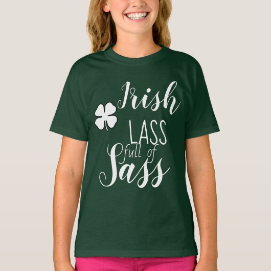 St patricksの少女のワイシャツ tシャツ (正面)