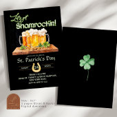 St patricksアイリッシュシャムロック誕生日 招待状