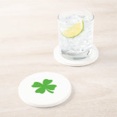 st patricksクローバー絵文字 コースター (側面)