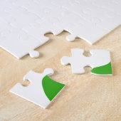 st patricksクローバー絵文字 ジグソーパズル (側面)