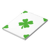 st patricksクローバー絵文字 ノートパッド (回転)