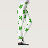 st patricksクローバー絵文字 レギンス (右)