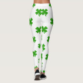 st patricksクローバー絵文字 レギンス (裏面)