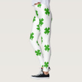 st patricksクローバー絵文字 レギンス (左)