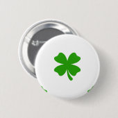 st patricksクローバー絵文字 缶バッジ (正面&裏面)