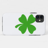 st patricksクローバー絵文字 Case-Mate iPhoneケース (裏面(横))