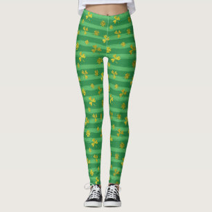 st patricksゴールデンシャムロックのレギンス レギンス