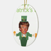 st patricksトランプ・レプラチョーン セラミックオーナメント (左)