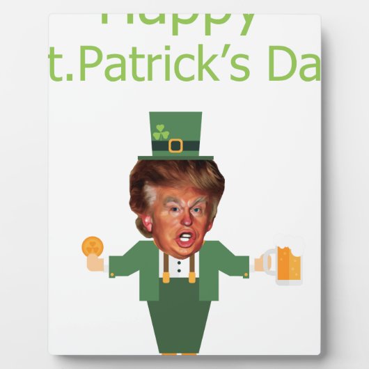 st patricksトランプ・レプラチョーン フォトプラーク (正面)
