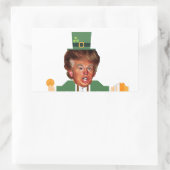 st patricksトランプ・レプラチョーン 長方形シール (バッグ)