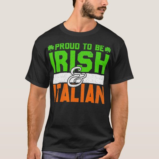 St patricksパディスデイアイリッシュイタリアングリーンギフト tシャツ (正面)