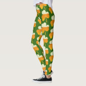 st patricksビアクローバーのレギンス レギンス (左)