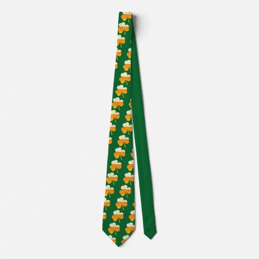 st patricksビアクローバー ネクタイ (正面)