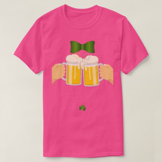 St patricksビール愛好家アイリッシュ飲みチーム tシャツ (デザイン正面)