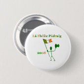 st patricksボタン 缶バッジ (正面&裏面)