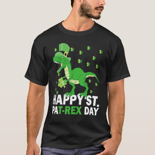 St patricksボーイズ・デイ・パジャマTレックス・サン・ダノサン Tシャツ (正面)