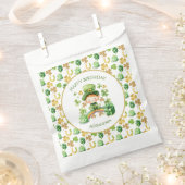 St patricksラッキーワンファースト誕生日 フェイバーバッグ (クリップ留めされた状態)