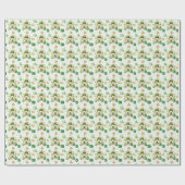 St patricksラッキーワンファースト誕生日 ラッピングペーパー (フラット)