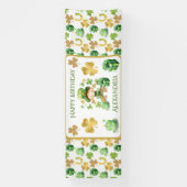 St patricksラッキーワンファースト誕生日 横断幕 (縦)