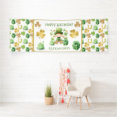 St patricksラッキーワンファースト誕生日 横断幕 (インサイチュ)