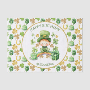 St patricksラッキーワンファースト誕生日 薄葉紙