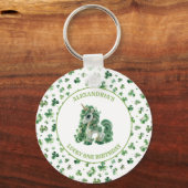St patricksラッキーワンユニコーンキーチェーン キーホルダー (裏面)
