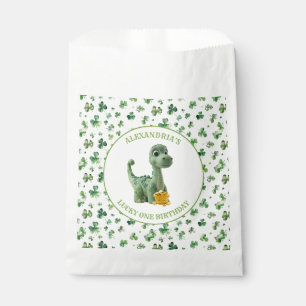 St patricksラッキーワン恐竜のバッグ フェイバーバッグ