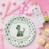 St patricksラッキーワン恐竜紙プレート ペーパープレート (パーティー)